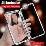Capa 360º Metal Magnética Single/Double Glass - iPhone