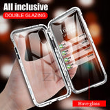 Capa 360º Metal Magnética Single/Double Glass - iPhone