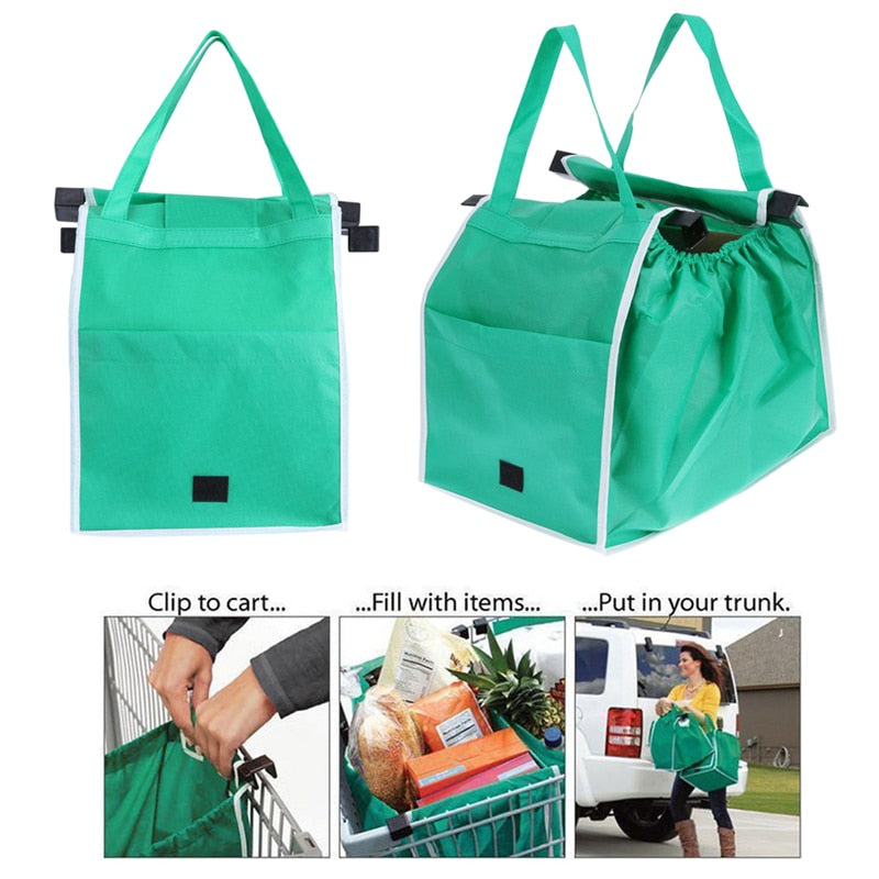 Saco De Compras Reutilizável Dobrável Ecológico