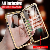 Capa 360º Metal Magnética Single/Double Glass - iPhone