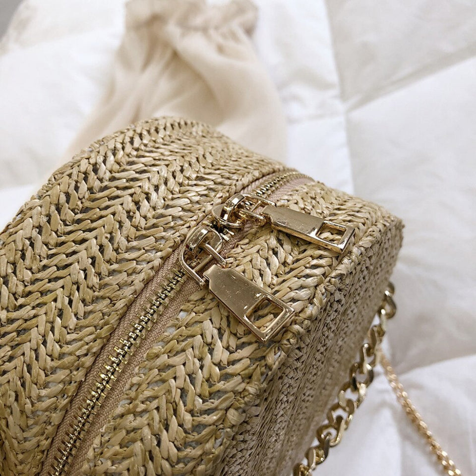Bolsa Feminina Em Palha Eclipse
