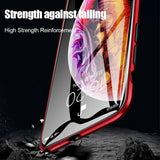 Capa 360º Metal Magnética Single/Double Glass - iPhone