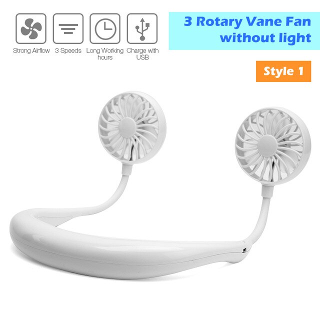 Mini Ventilador Portátil Para Pescoço