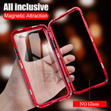Capa 360º Metal Magnética Single/Double Glass - iPhone